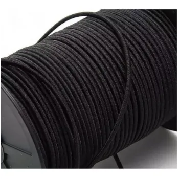 CORDÃO ELÁSTICO VELCOST® - PRETO 