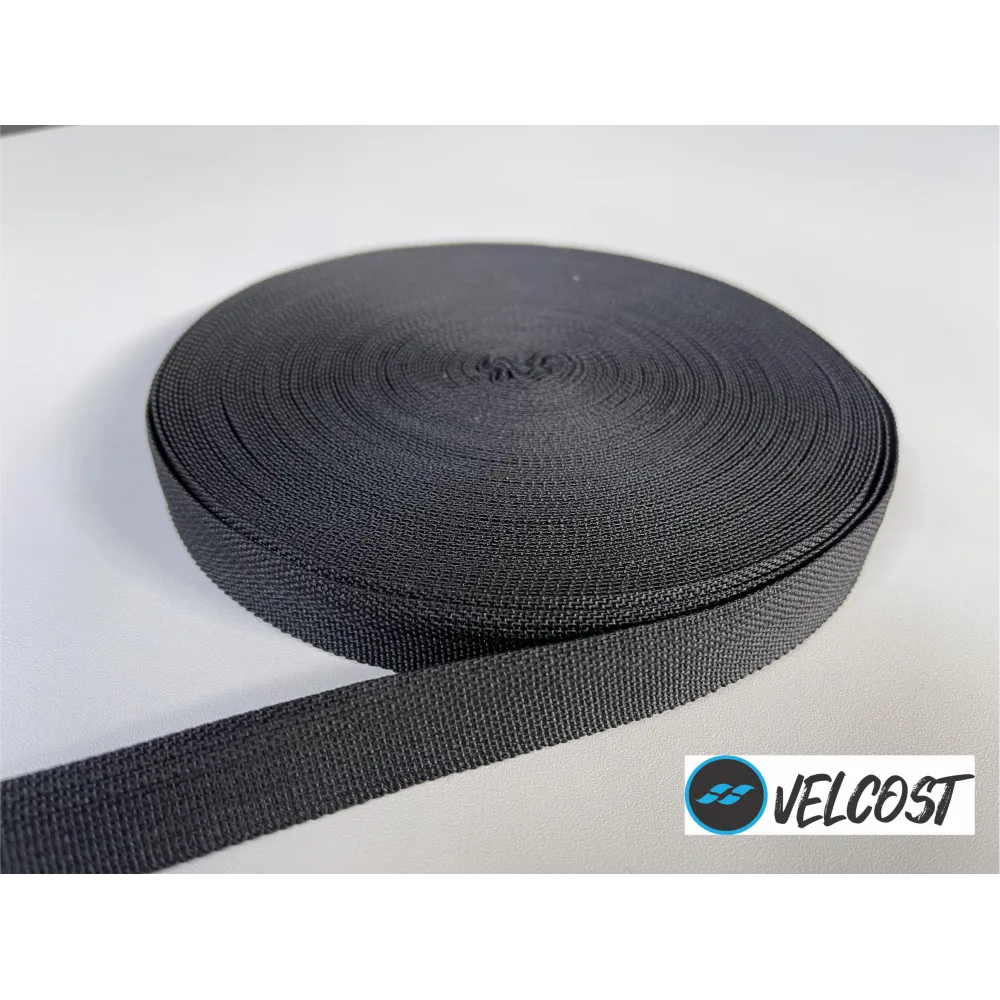 FITA 20 MM 100% POLIESTER VELCOST - CINZA CHUMBO