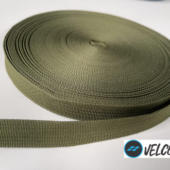 FITA 20 MM 100% POLIESTER VELCOST - VERDE MUSGO 