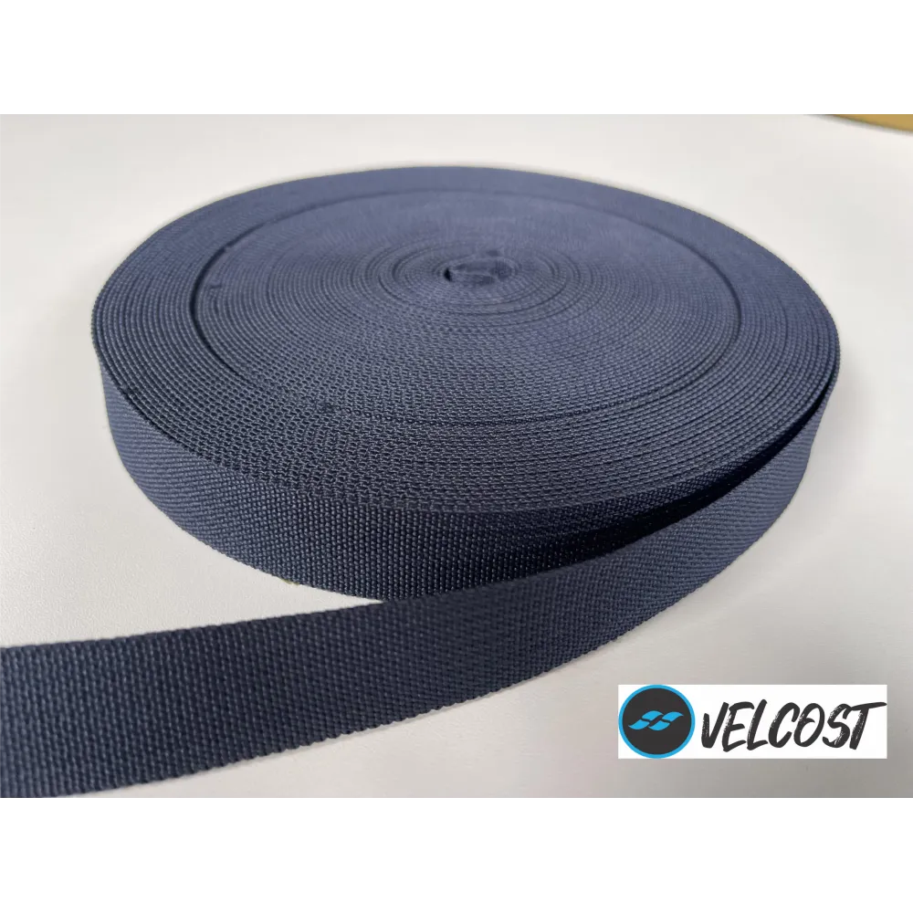 FITA 40 MM 100% POLIESTER VELCOST - AZUL MARINHO 