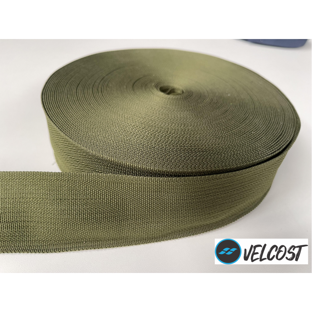 FITA 50 MM 100% POLIESTER VELCOST - VERDE MUSGO 