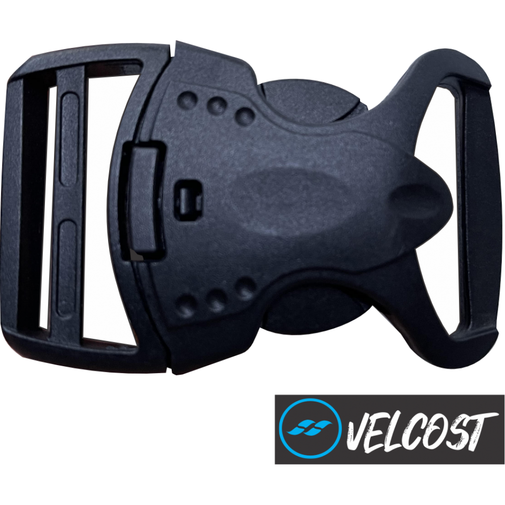 FECHO 40MM ALIEN 3 PONTAS VELCOST  - PRETO