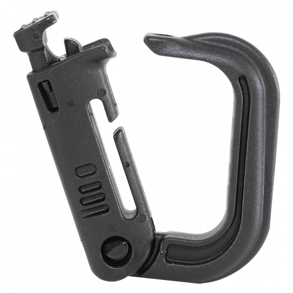 MOSQUETÃO EM POLÍMERO - PRETO MOSQUETÃO EM POLÍMERO - PRETO