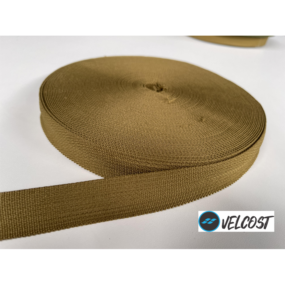 FITA 40 MM 100% POLIESTER VELCOST - COYOTE 