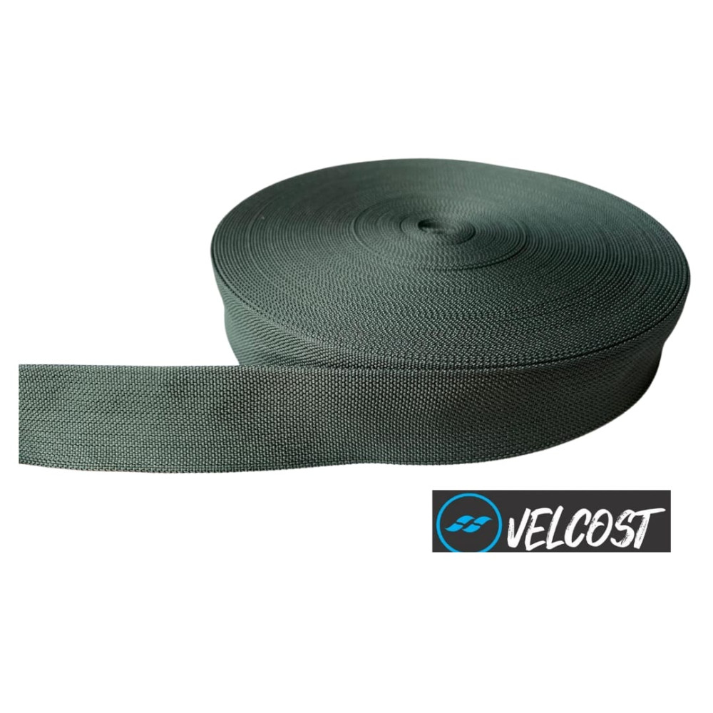 FITA 50 MM 100% POLIESTER VELCOST - VERDE MILITAR